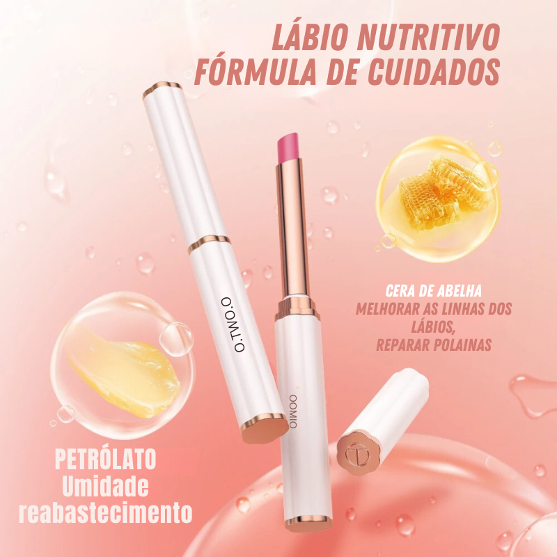 Lip Balm Hidratante de Longa Duração Com Cera de Abelha Natural Gloss