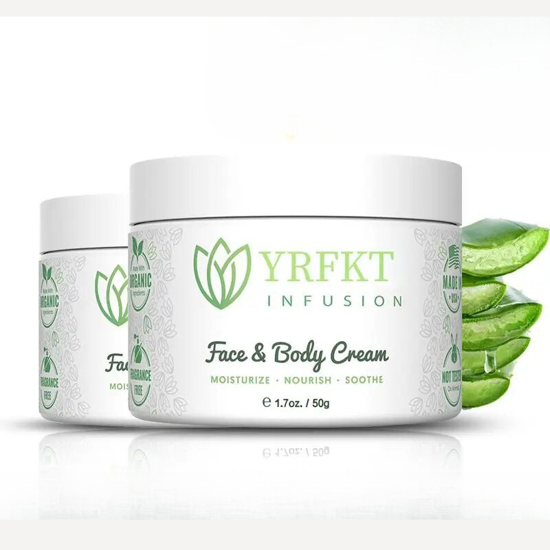 Creme Facial Aloe Vera Hidratante Anti-envelhecimento Anti-rugas e Clareador