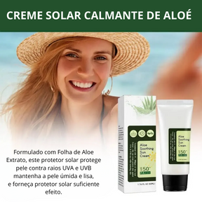 Creme Protetor Solar e Hidratante com Aloe Vera