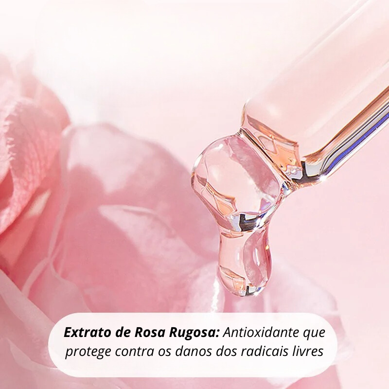 Máscara Facial Anti-Inchaço e Olheiras com Ácido Hialurônico Rosa