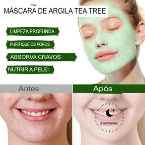 Máscara Facial De Argila Natural - 60g